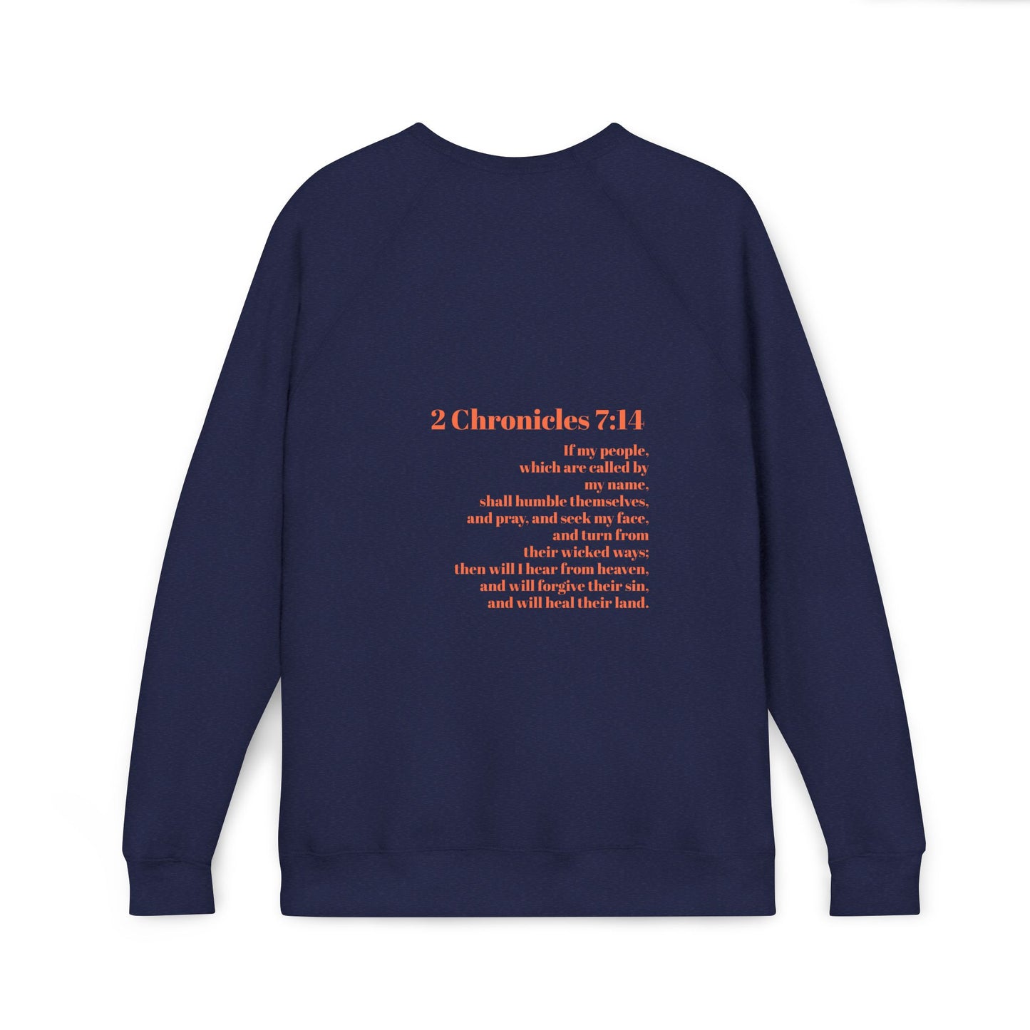 Fleece Raglan Sweatshirt 2 Chronicles 7:14