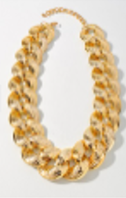 Gold-Tone Chunky Necklace 
