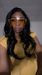 Mustard flare dress with pockets