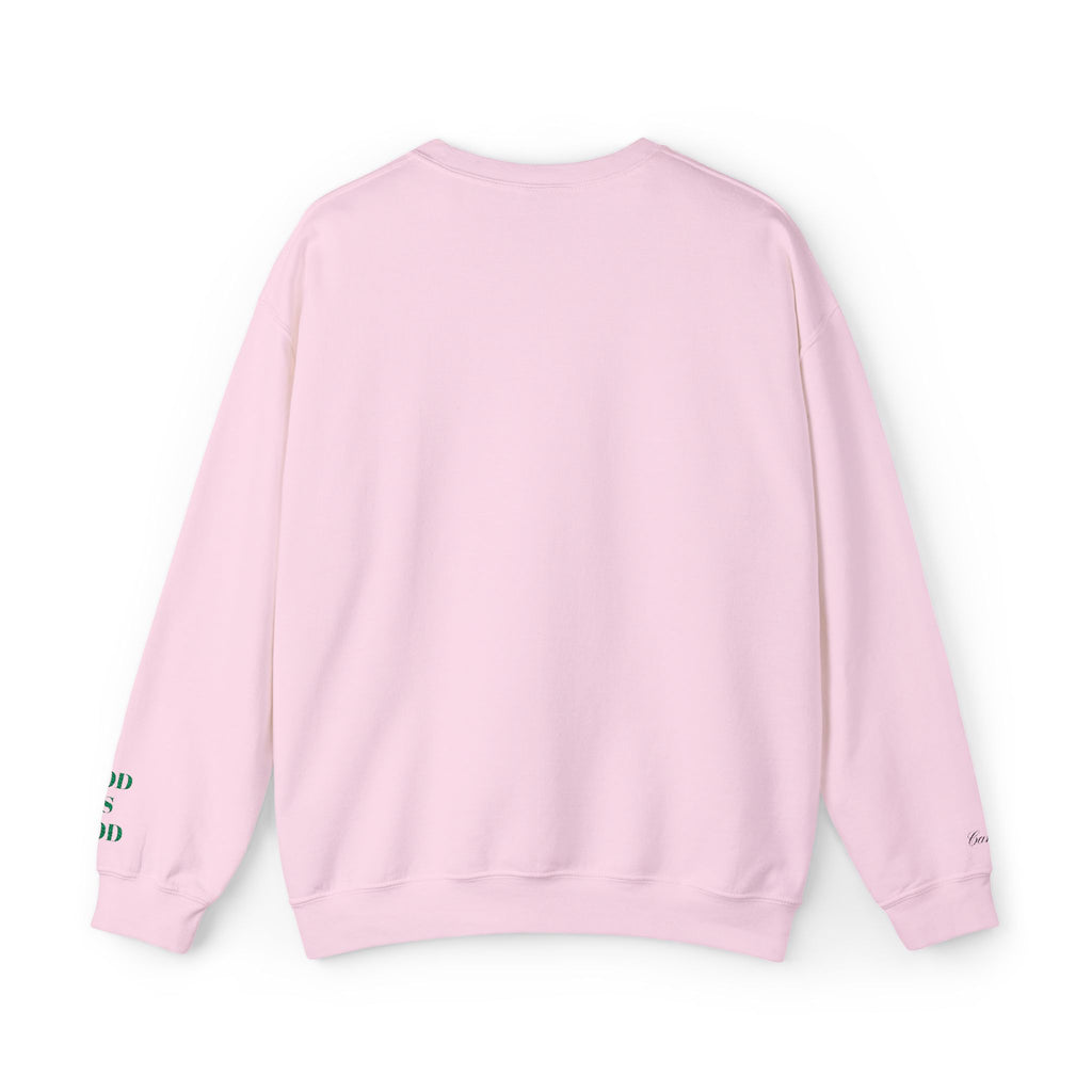 God God Crewneck Sweatshirt — Minimal Faith Graphic Pullover