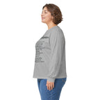 Audacious Long Sleeve Tee — "Audacious in God" Inspirational Faith Shirt