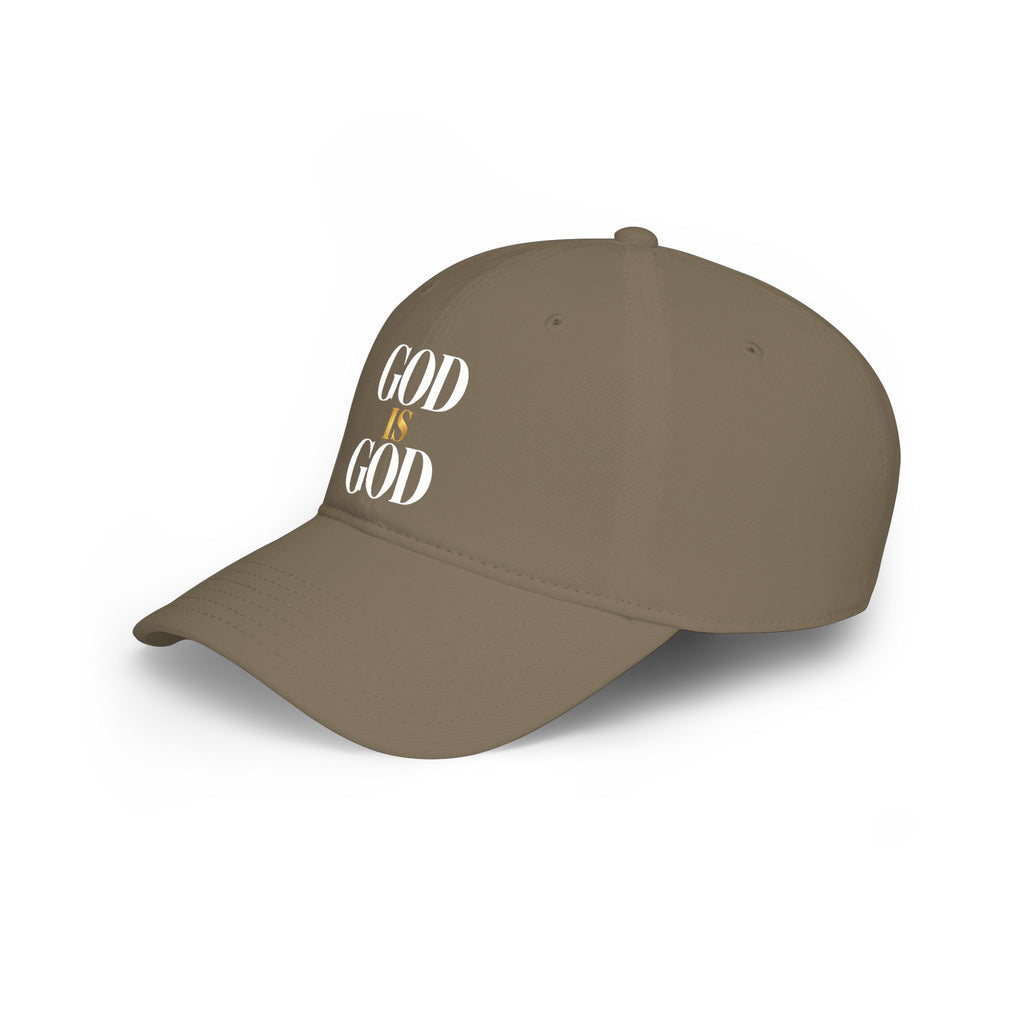 GOD IS GOD  Embroidered Cap — Christian Faith Baseball Hat