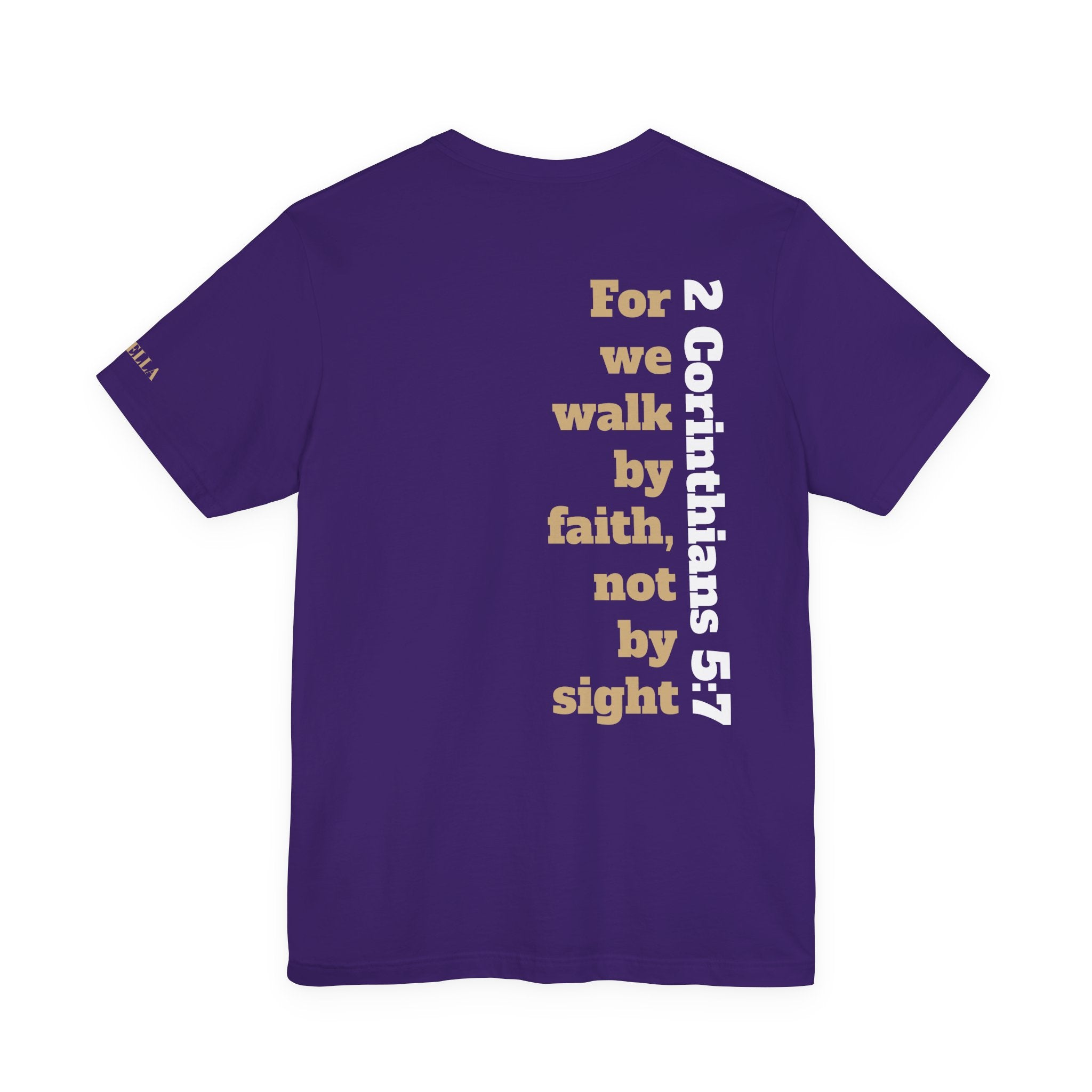 For we walk by faith, not by sight.  2 Corinthians 5:7