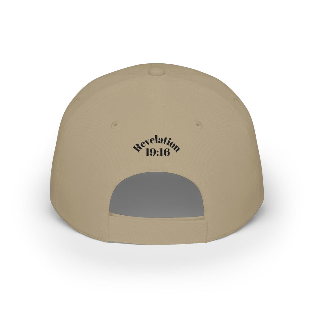 King of Kings Revelation 19:16 Baseball Cap — Embroidered Crown Hat