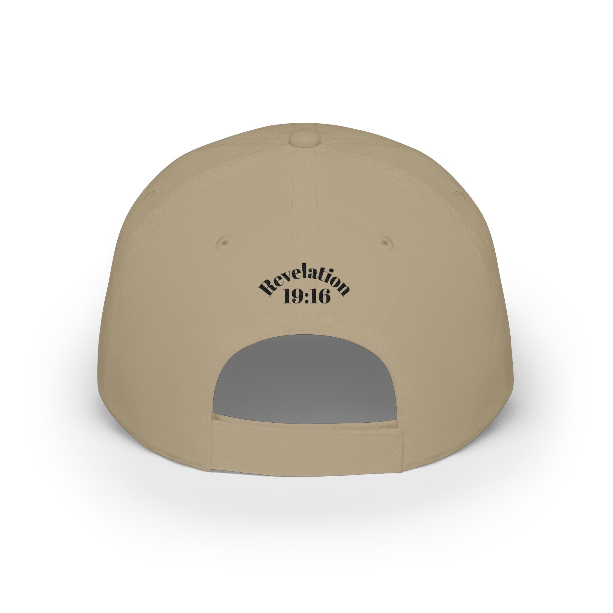 King of Kings Revelation 19:16 Baseball Cap — Embroidered Crown Hat