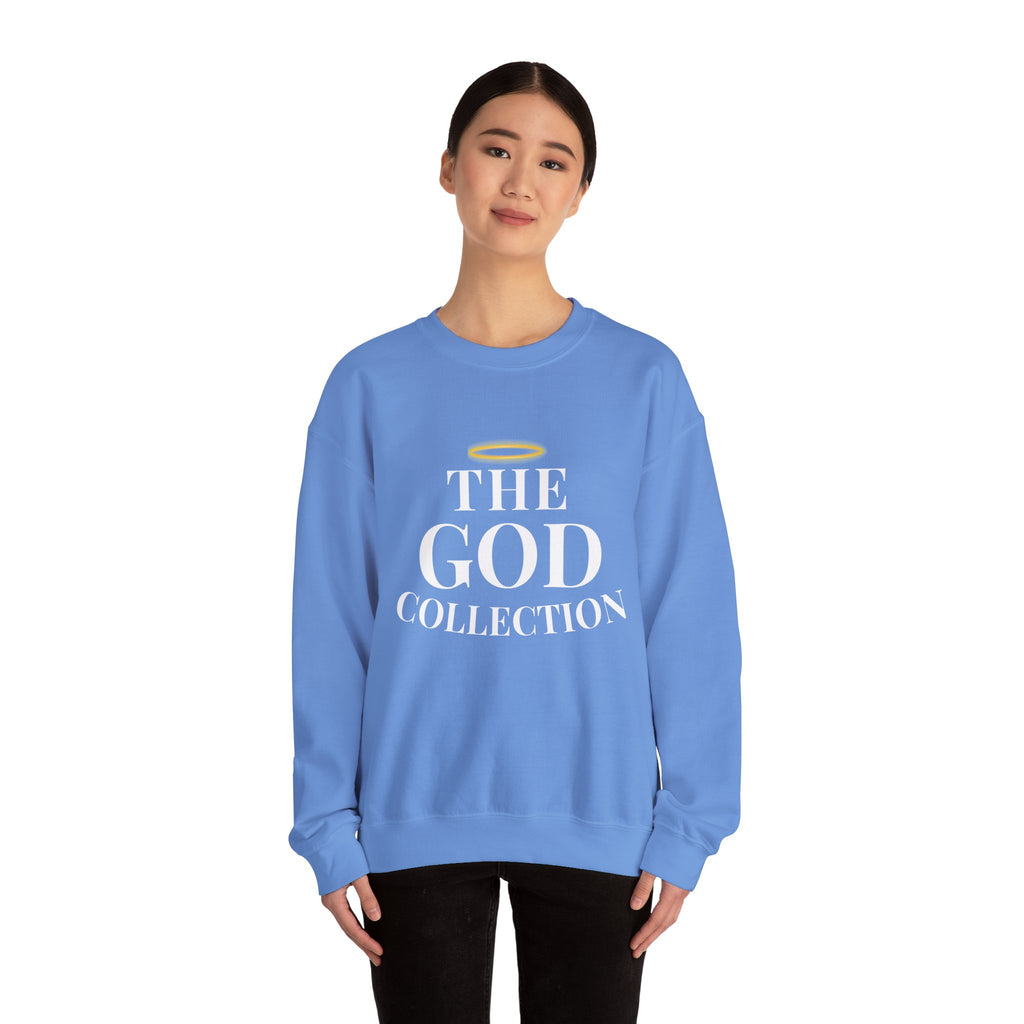 The God Collection sweatshirt | 1 John 4:4 scripture crewneck