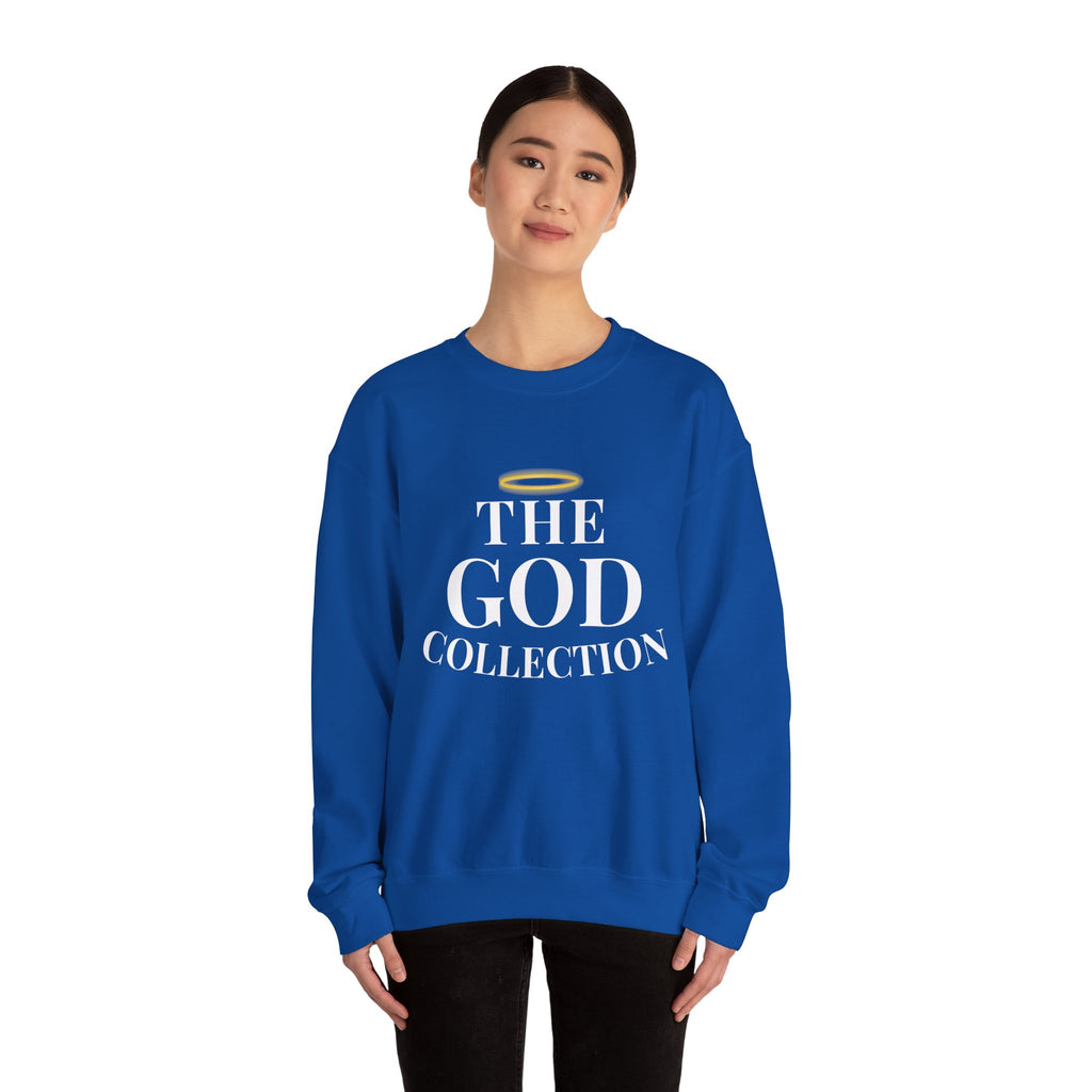 The God Collection sweatshirt | 1 John 4:4 scripture crewneck