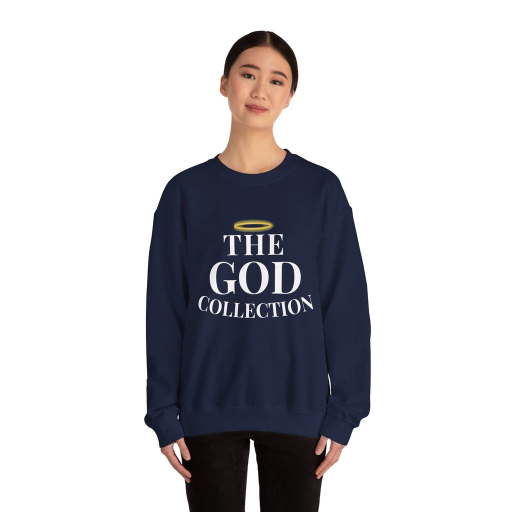 The God Collection sweatshirt | 1 John 4:4 scripture crewneck
