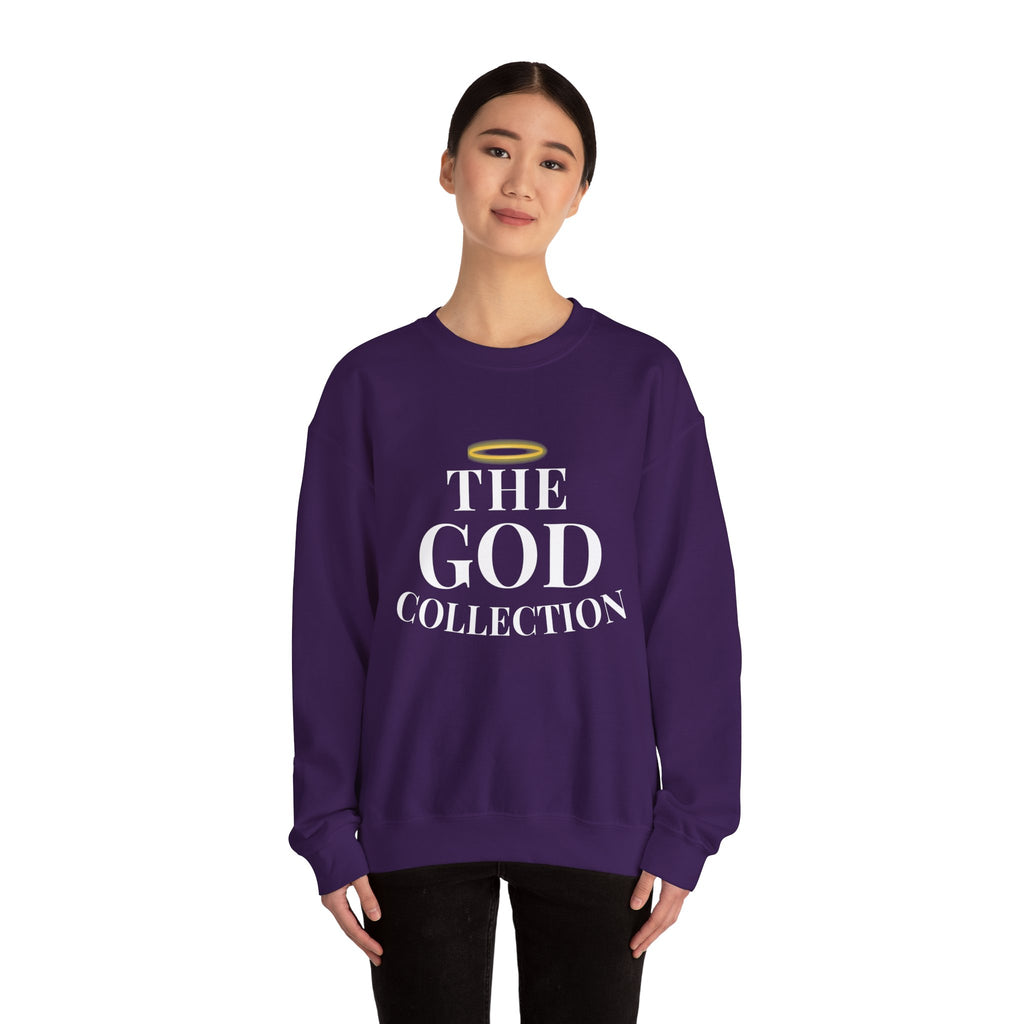 The God Collection sweatshirt | 1 John 4:4 scripture crewneck