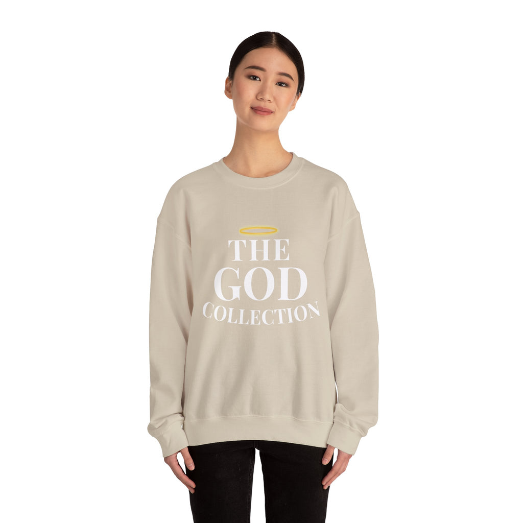 The God Collection sweatshirt | 1 John 4:4 scripture crewneck