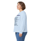 Audacious Long Sleeve Tee — "Audacious in God" Inspirational Faith Shirt