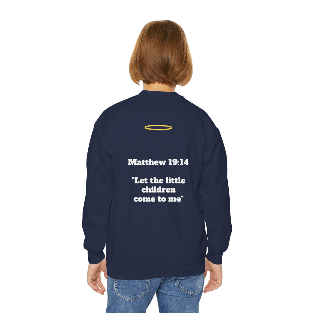 Matthew 19: 14 Youth  Sweatshirt