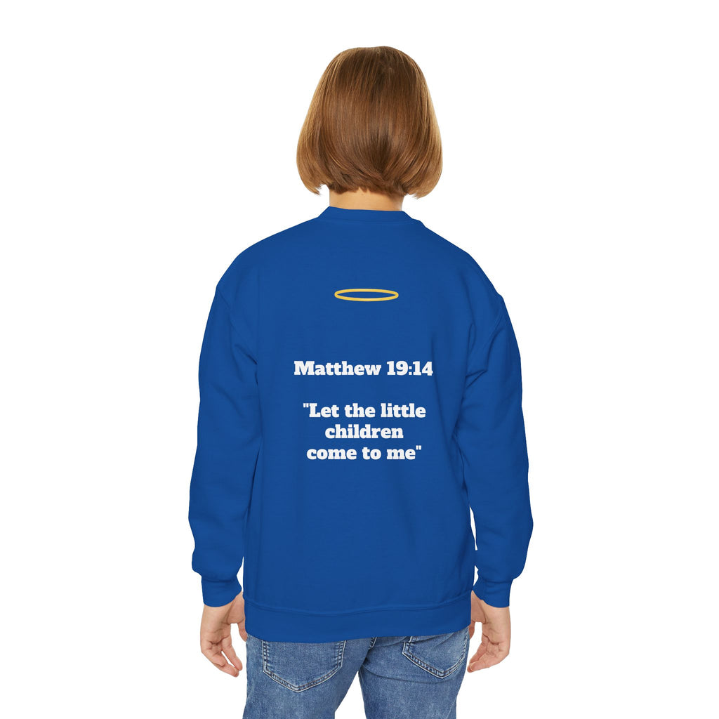 Matthew 19: 14 Youth  Sweatshirt