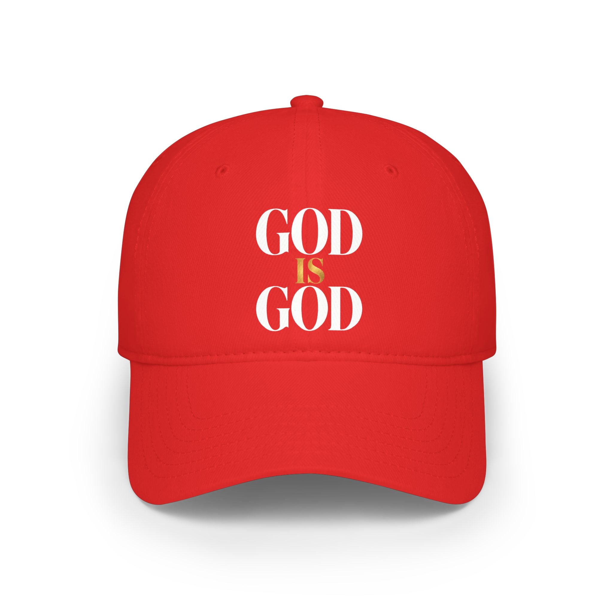 GOD IS GOD  Embroidered Cap — Christian Faith Baseball Hat