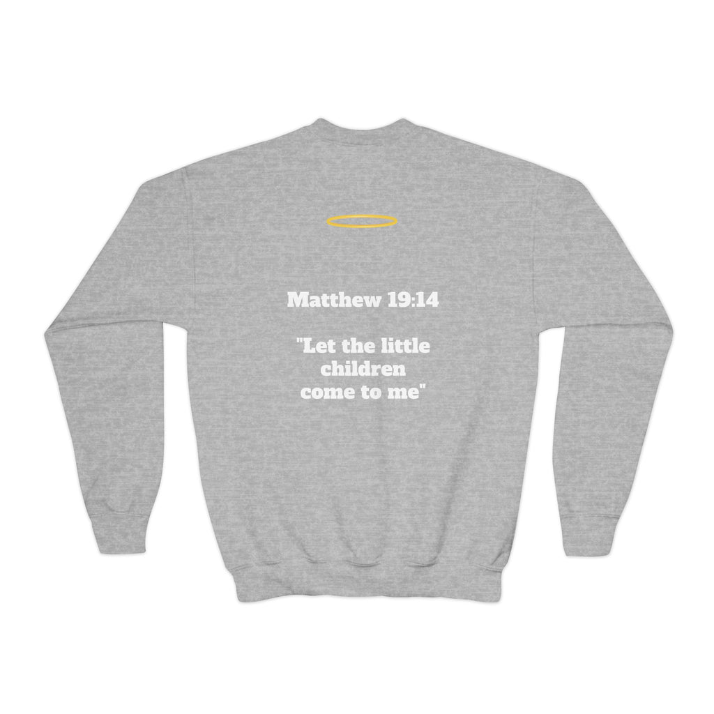 Matthew 19: 14 Youth  Sweatshirt