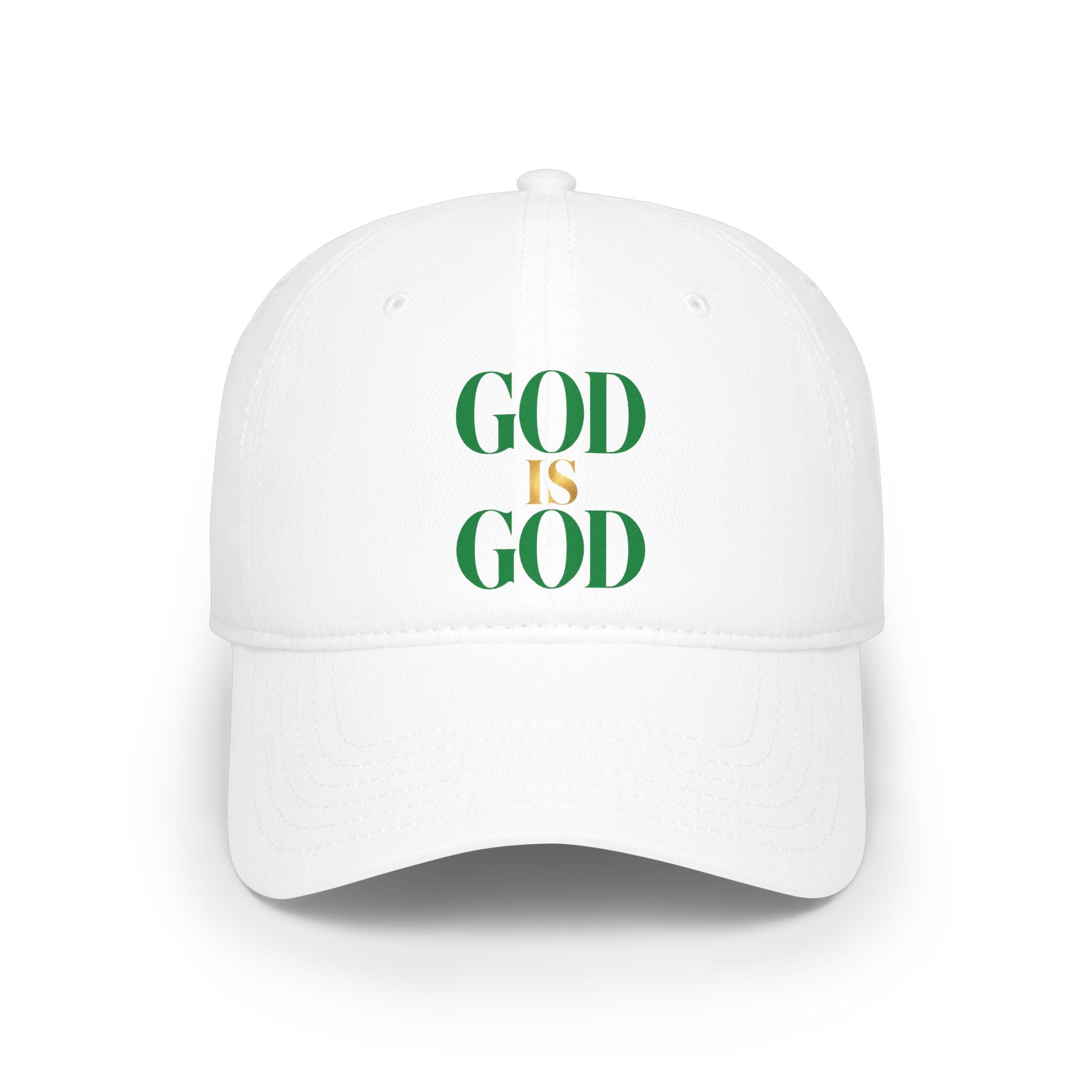 GOD IS GOD  Embroidered Cap — Christian Faith Baseball Hat