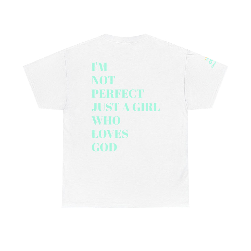 Just a girl who love God Heavy Cotton Tee