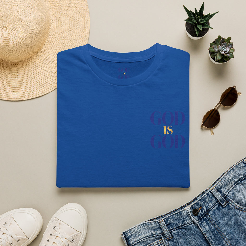 God Is God T-Shirt — Faith Inspired Minimalist Christian Tee