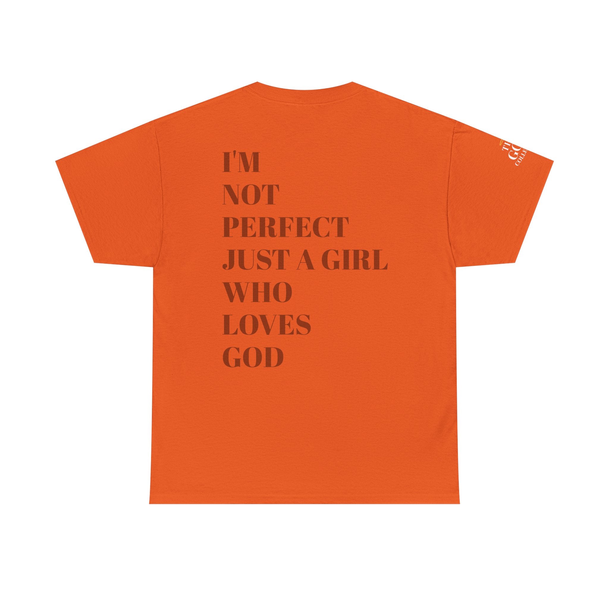Just a girl who love God Heavy Cotton Tee