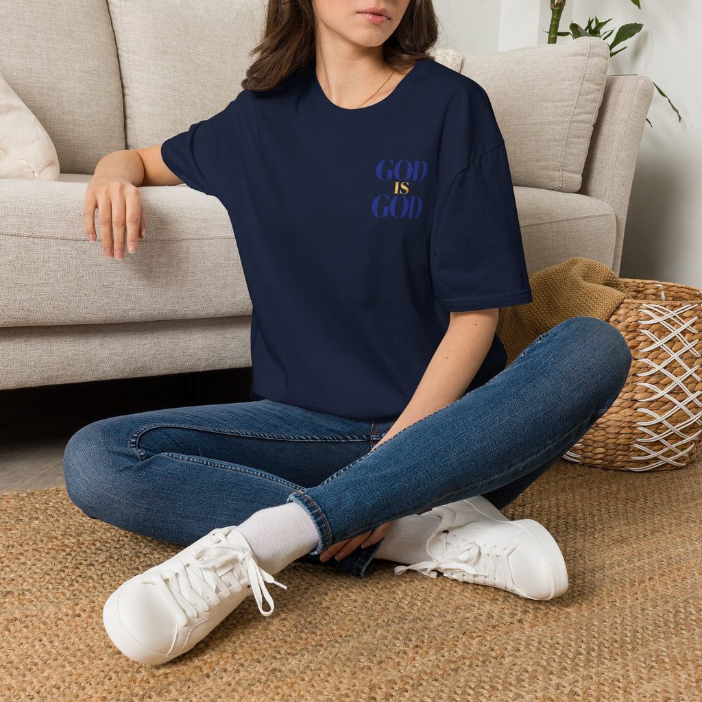 God Is God T-Shirt — Faith Inspired Minimalist Christian Tee