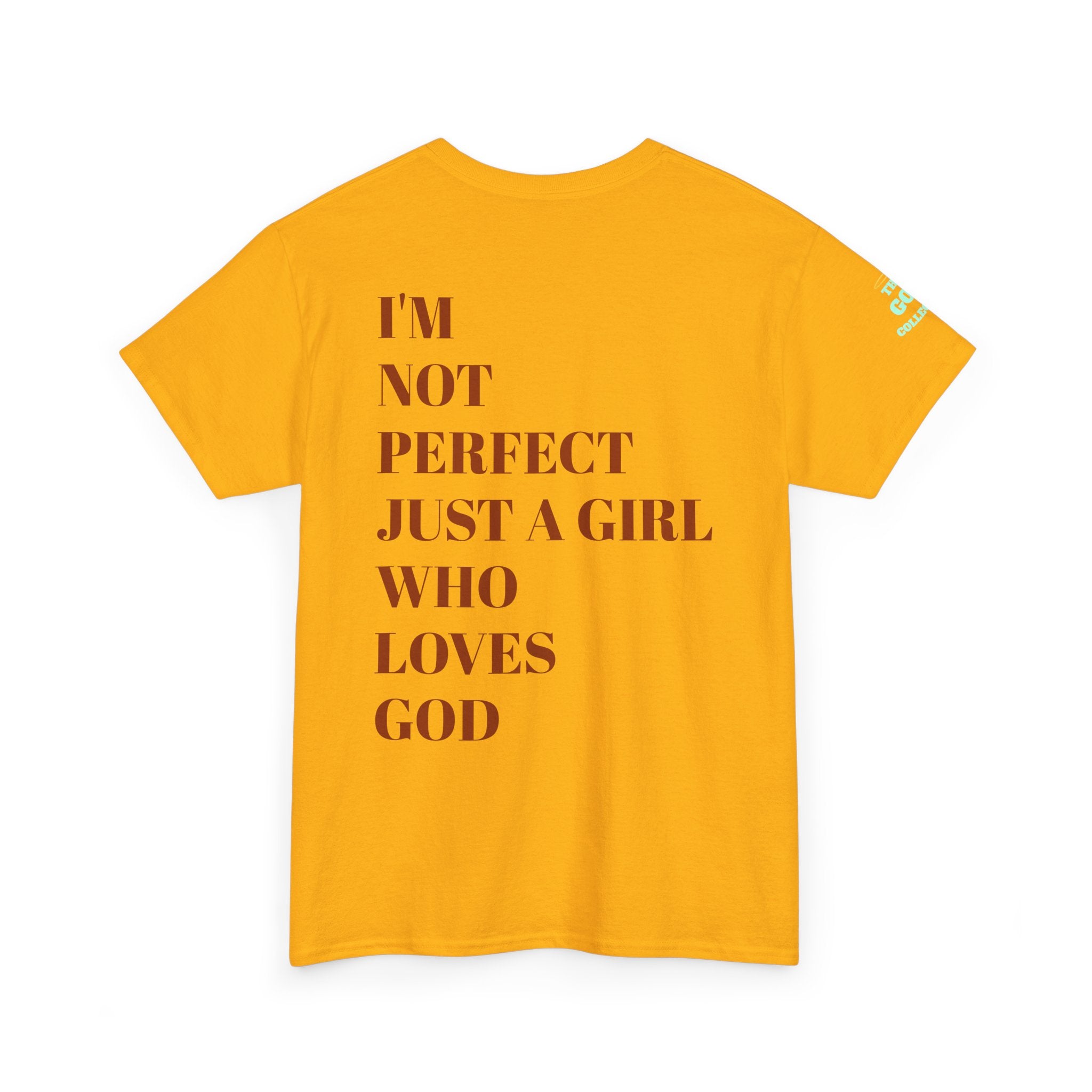 Just a girl who love God Heavy Cotton Tee