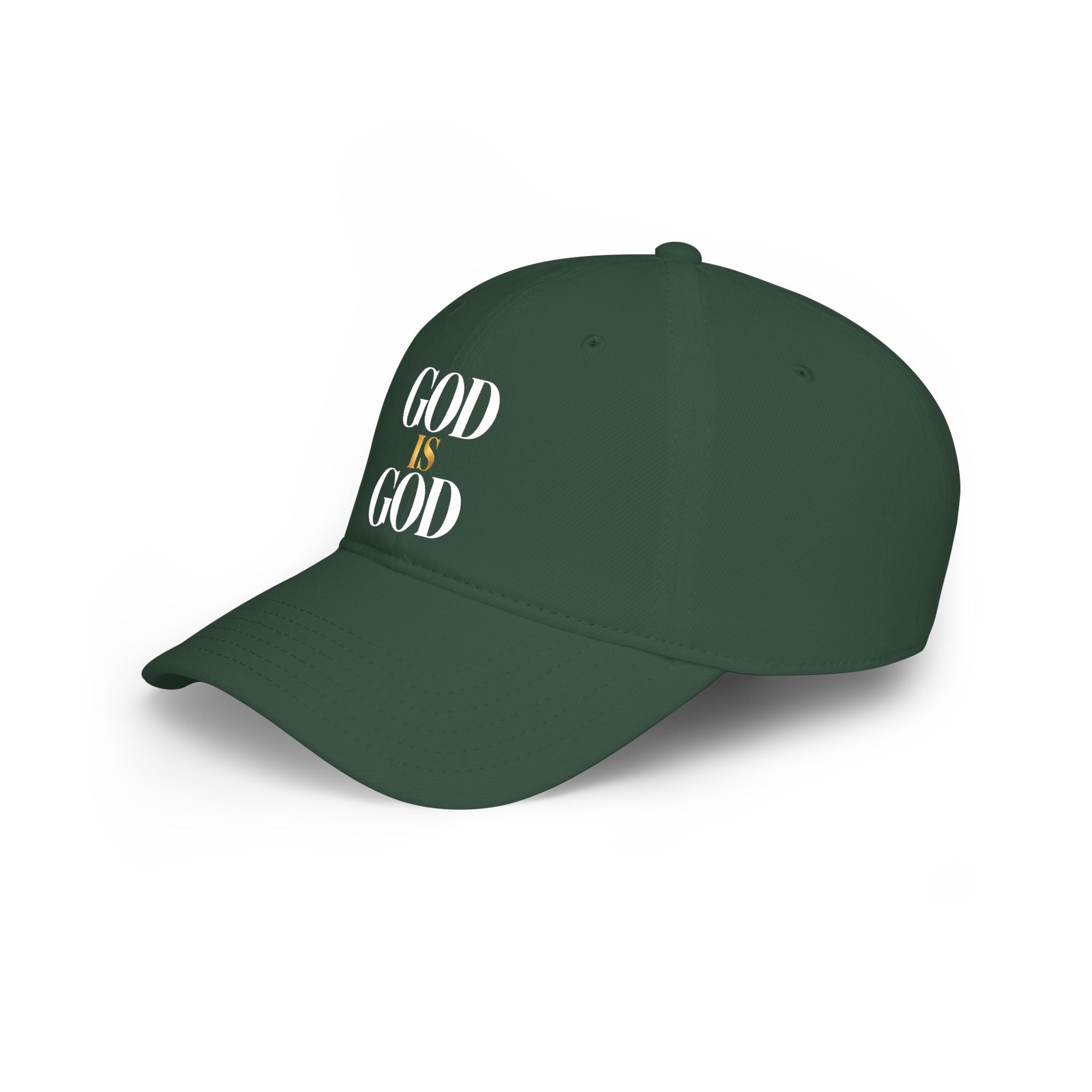 GOD IS GOD  Embroidered Cap — Christian Faith Baseball Hat