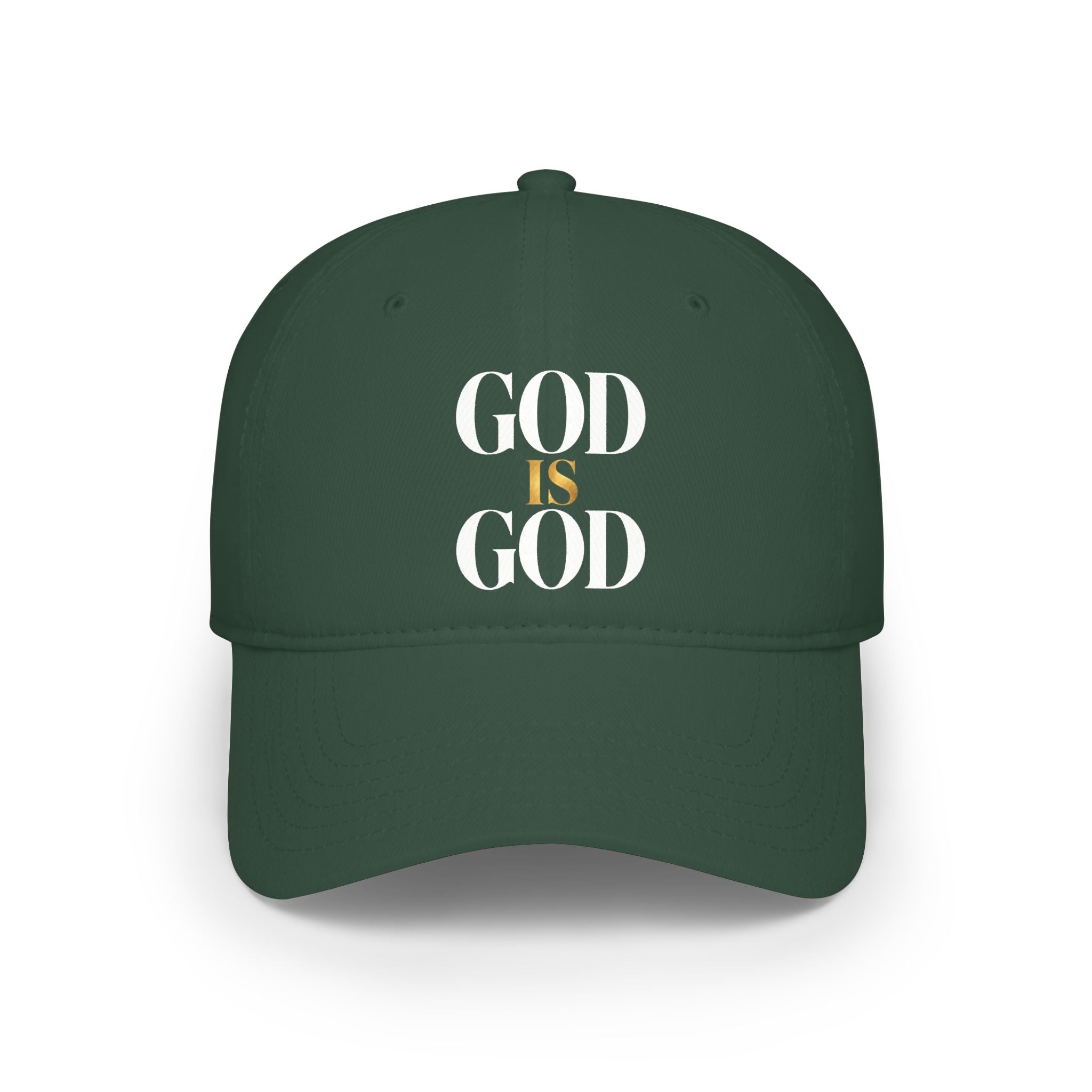 GOD IS GOD  Embroidered Cap — Christian Faith Baseball Hat
