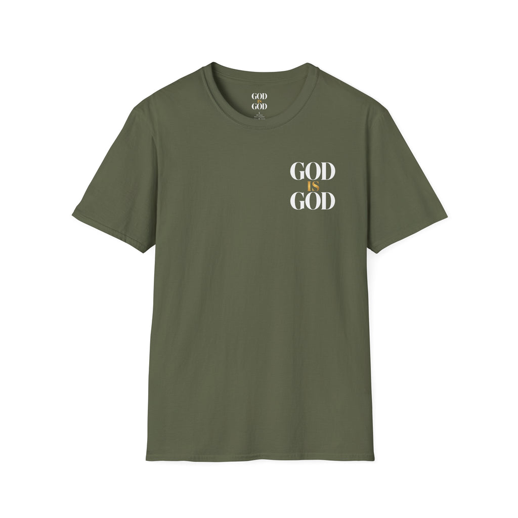 God Is God T-Shirt — Faith Inspired Minimalist Christian Tee
