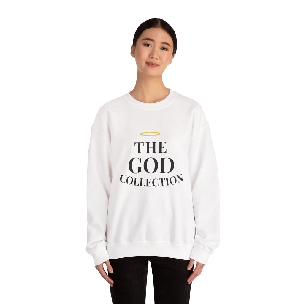 The God Collection sweatshirt | 1 John 4:4 scripture crewneck