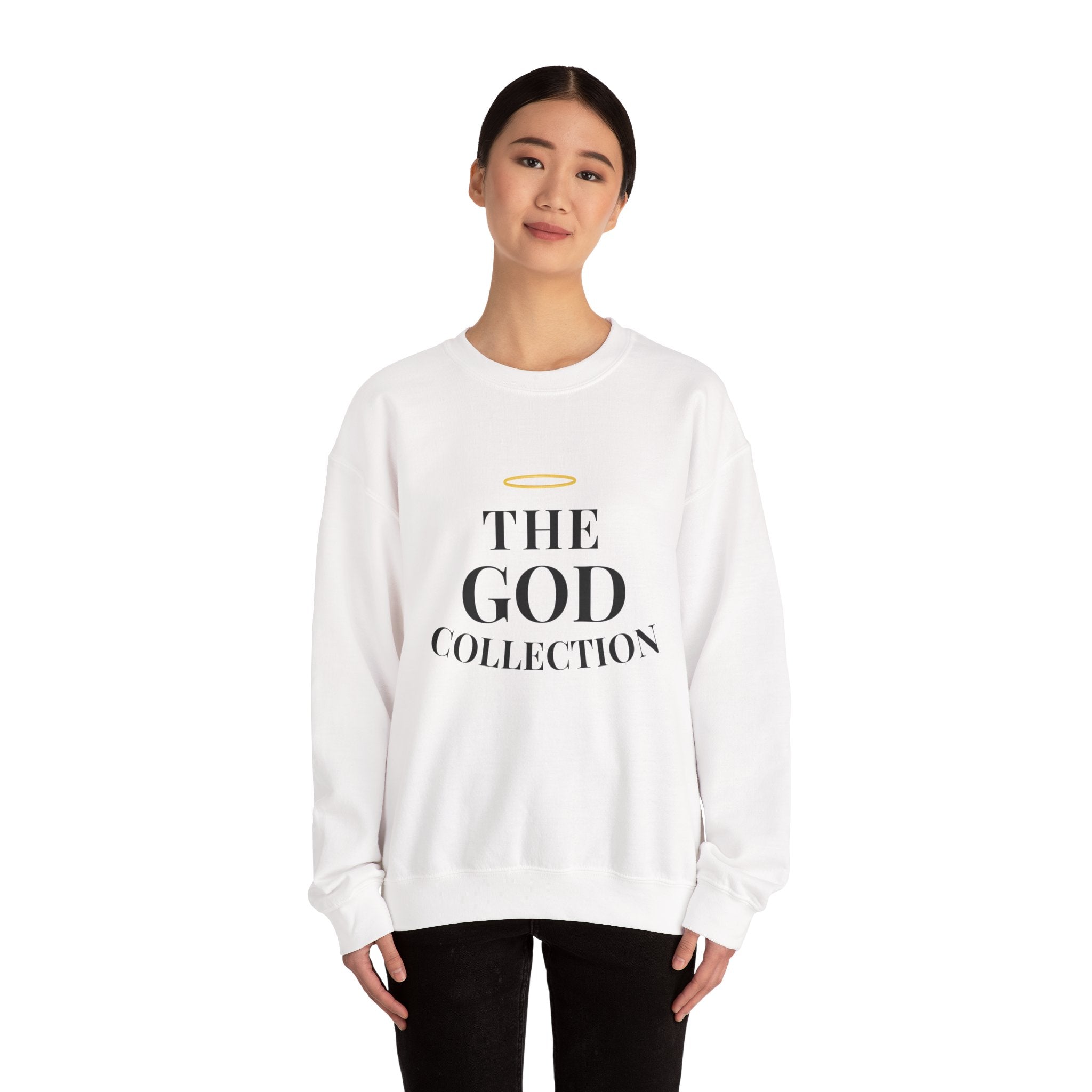 The God Collection sweatshirt | 1 John 4:4 scripture crewneck