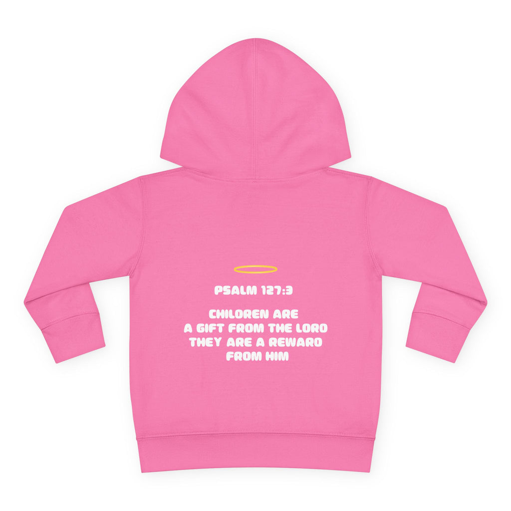 Psalm 127:3 Toddler Hoodie | Halo Graphic Pullover