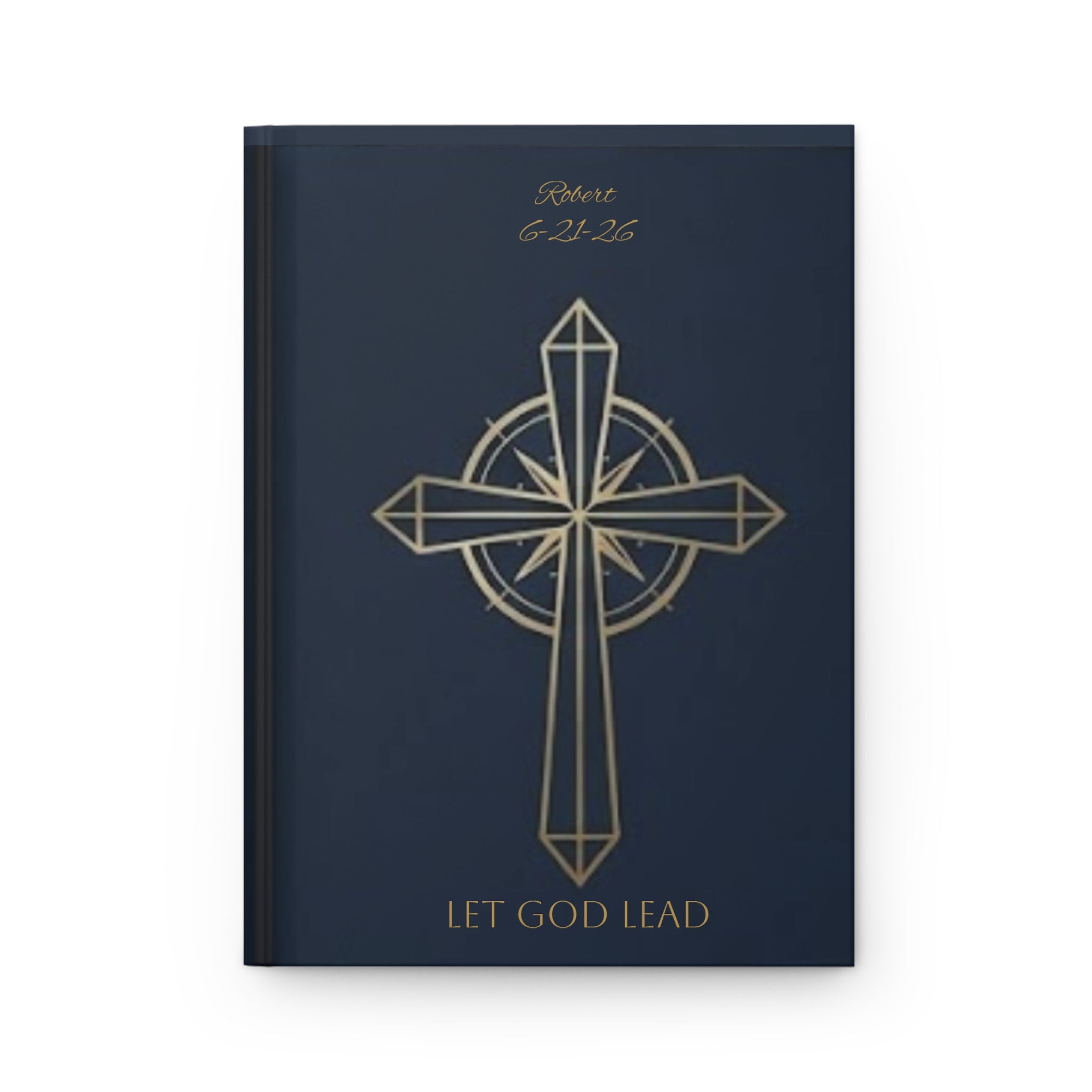 Hardcover Journal — Personalized "Camella's Journal" with Psalm 118:24 Inspirational Cover