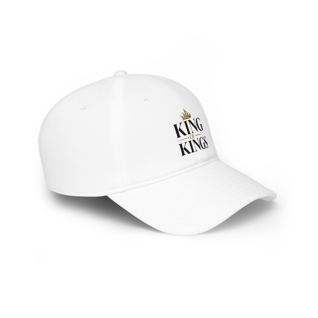 King of Kings Revelation 19:16 Baseball Cap — Embroidered Crown Hat