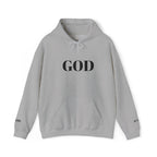 The GOD Hoodie - Minimal Faith Statement Sweatshirt
