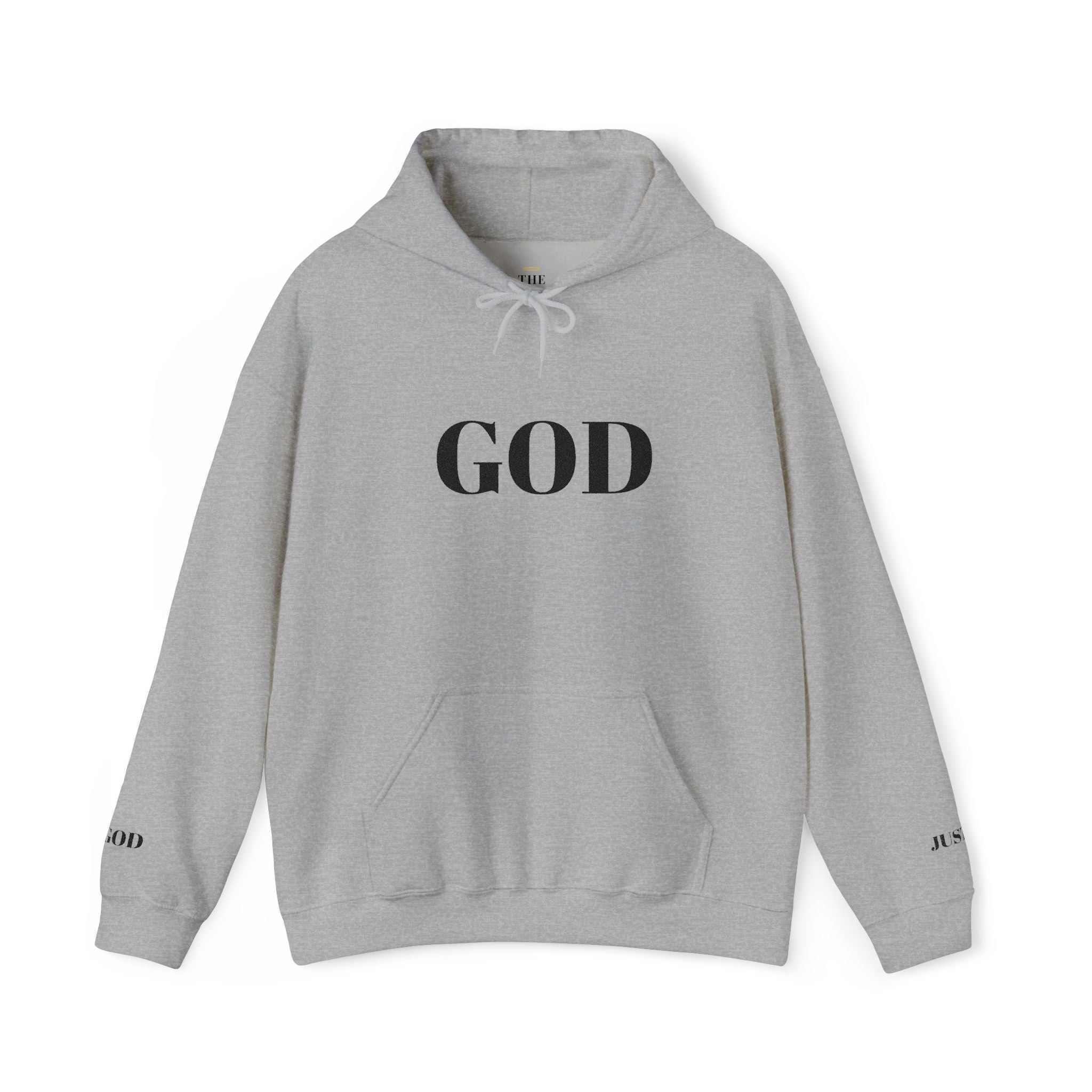 The GOD Hoodie - Minimal Faith Statement Sweatshirt