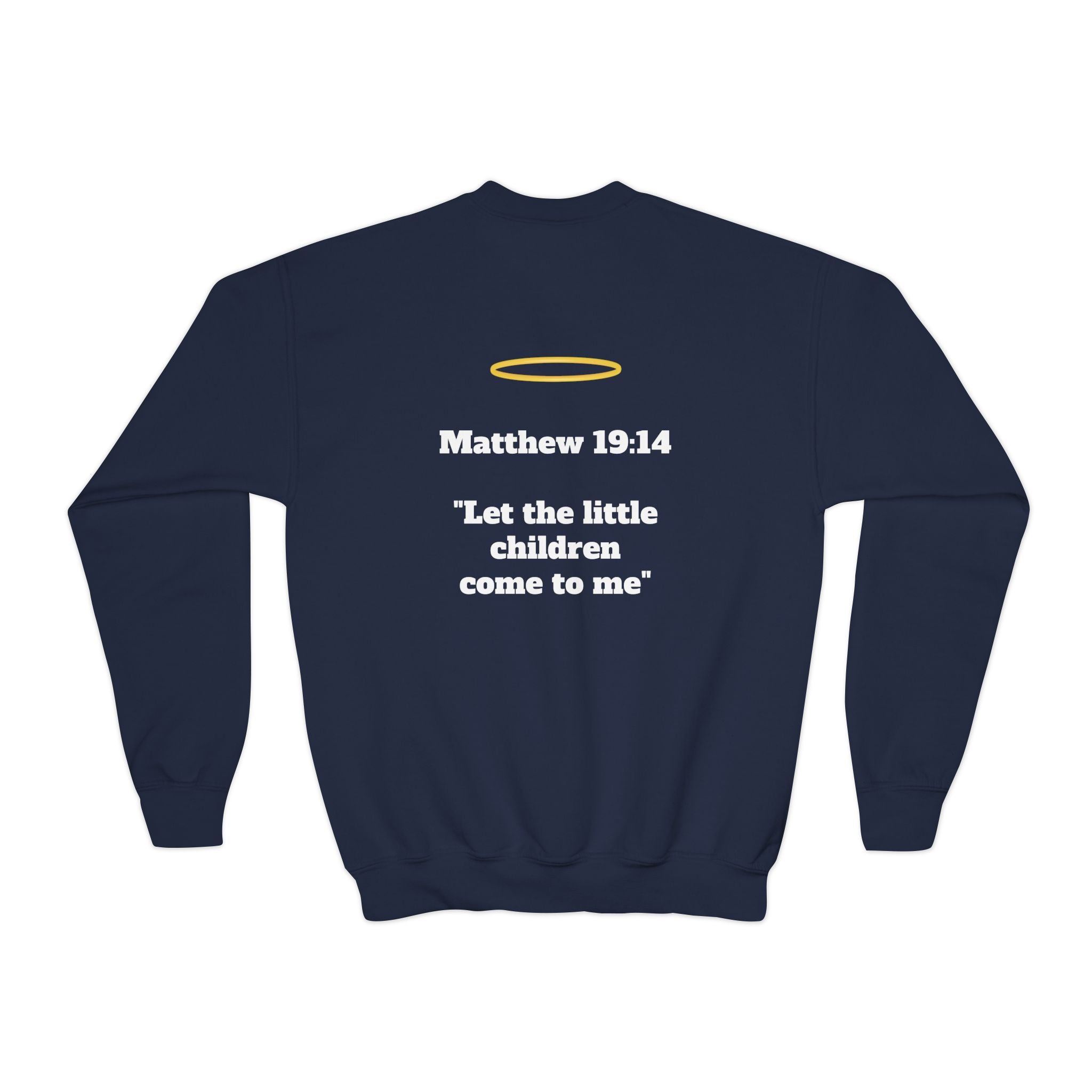 Matthew 19: 14 Youth  Sweatshirt