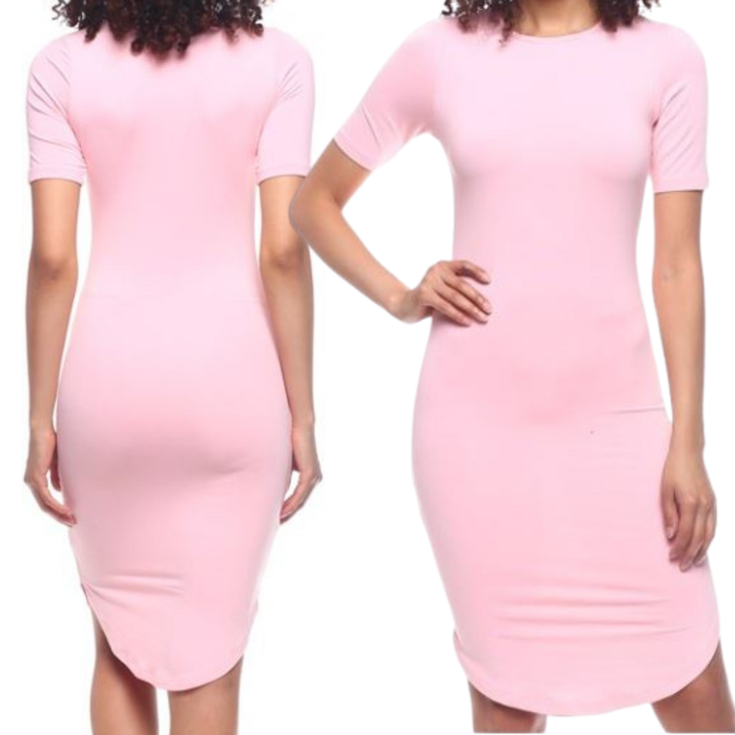 Pink Midi dress