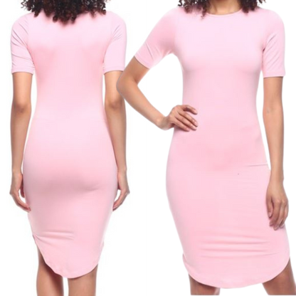 Pink Midi dress