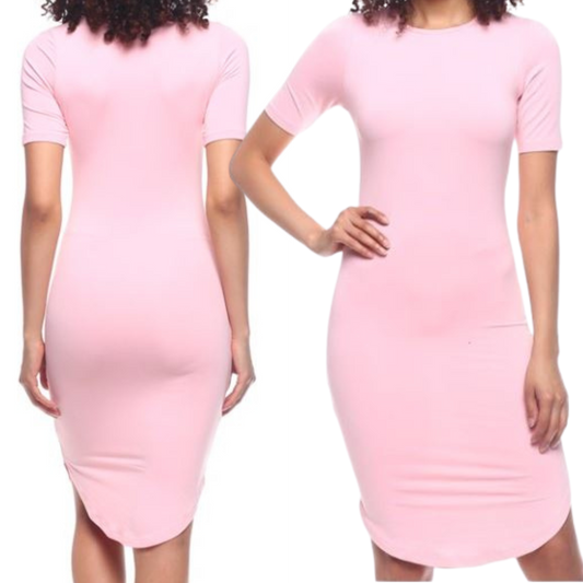 Pink Midi dress