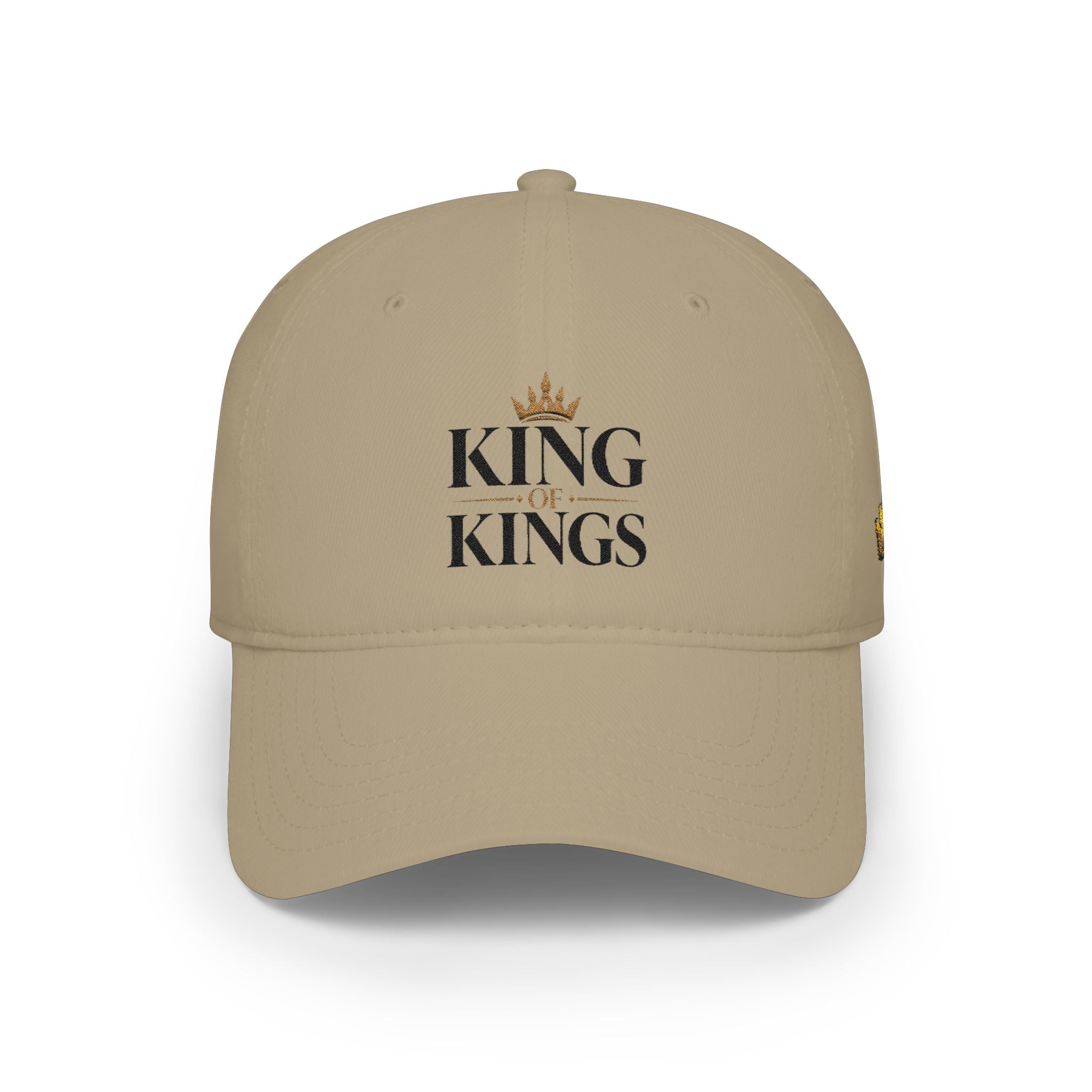 King of Kings Revelation 19:16 Baseball Cap — Embroidered Crown Hat