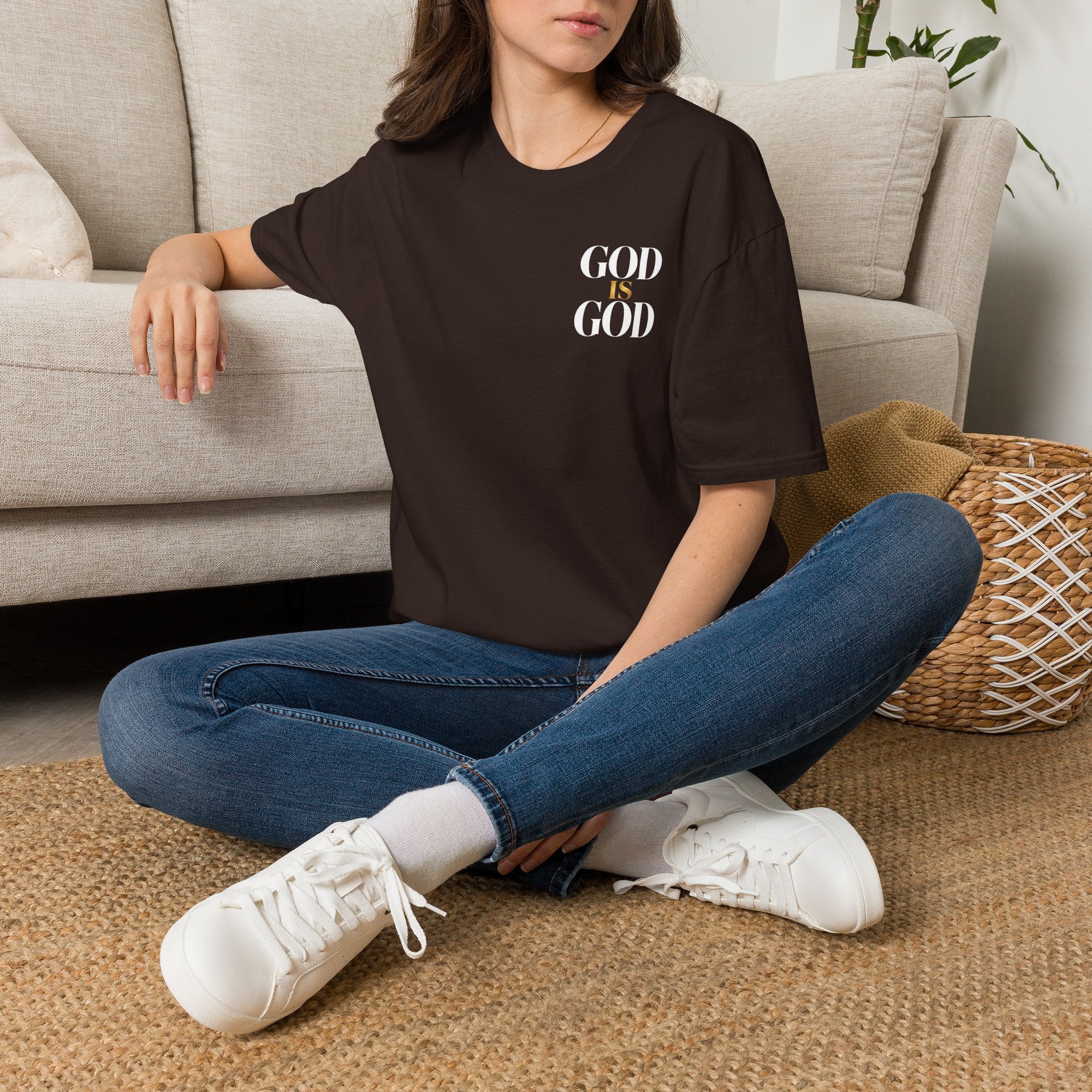God Is God T-Shirt — Faith Inspired Minimalist Christian Tee