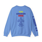 The God Collection sweatshirt | 1 John 4:4 scripture crewneck
