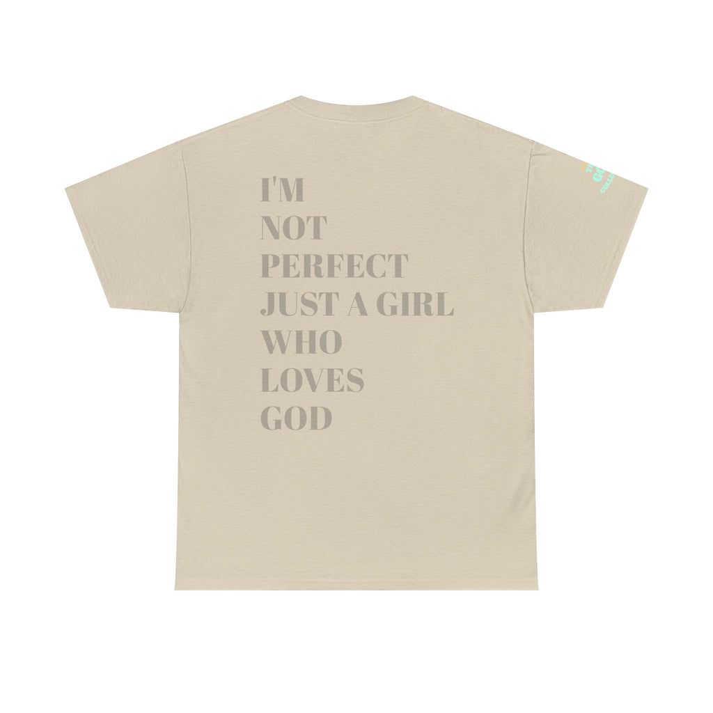 Just a girl who love God Heavy Cotton Tee