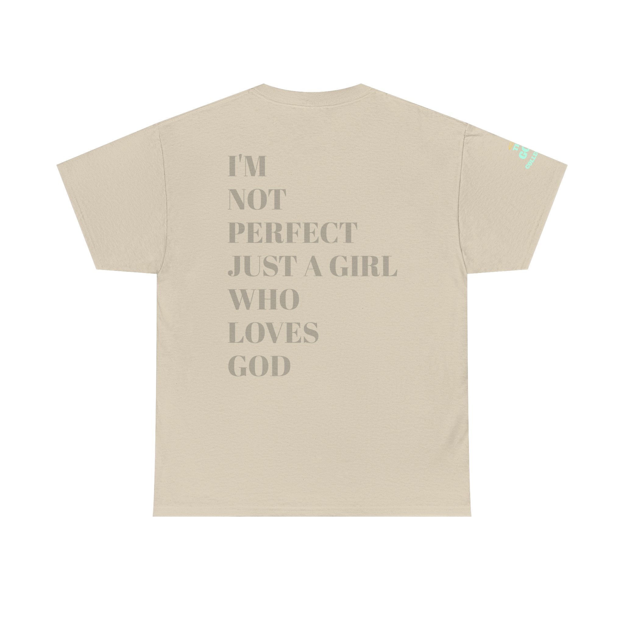 Just a girl who love God Heavy Cotton Tee