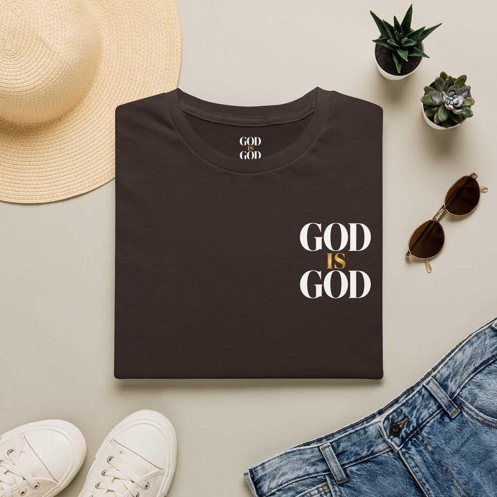 God Is God T-Shirt — Faith Inspired Minimalist Christian Tee