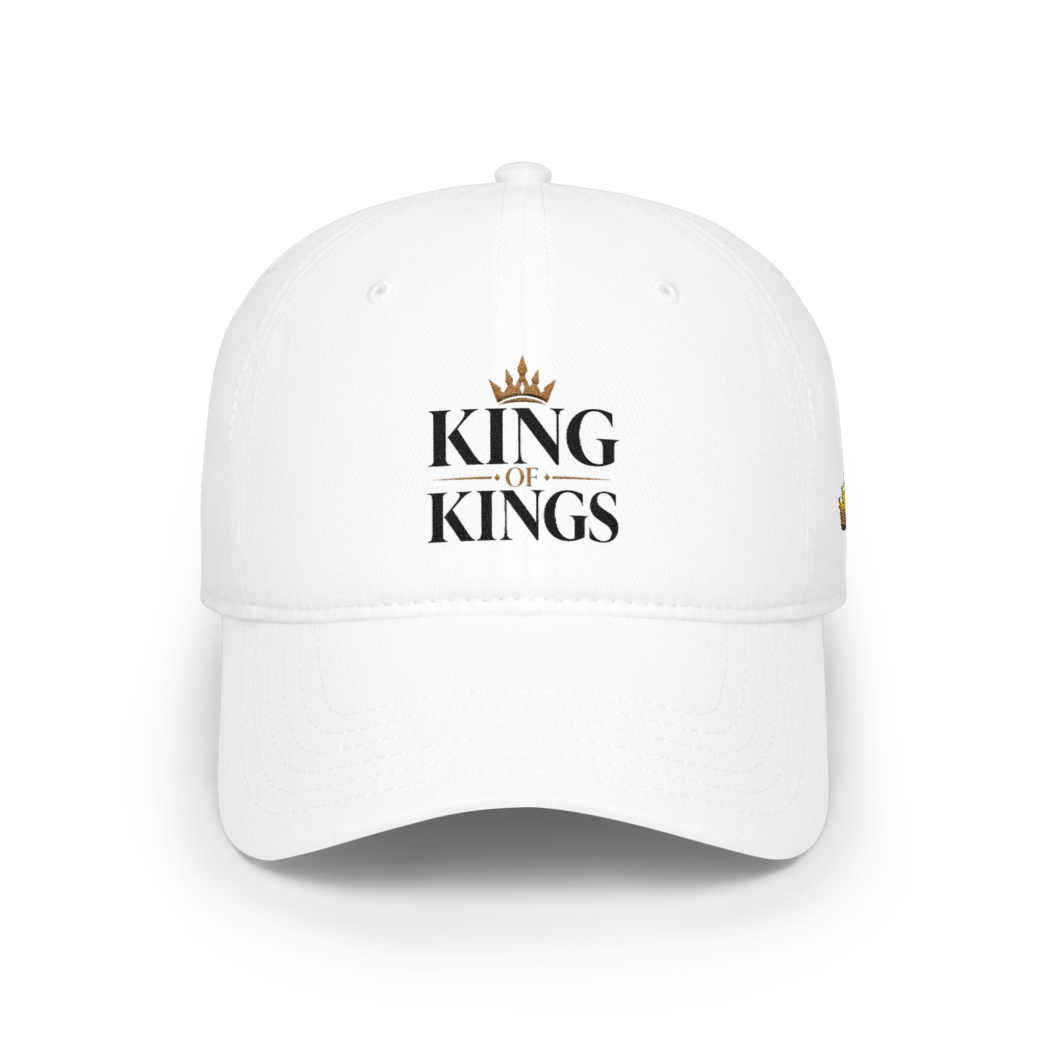King of Kings Revelation 19:16 Baseball Cap — Embroidered Crown Hat