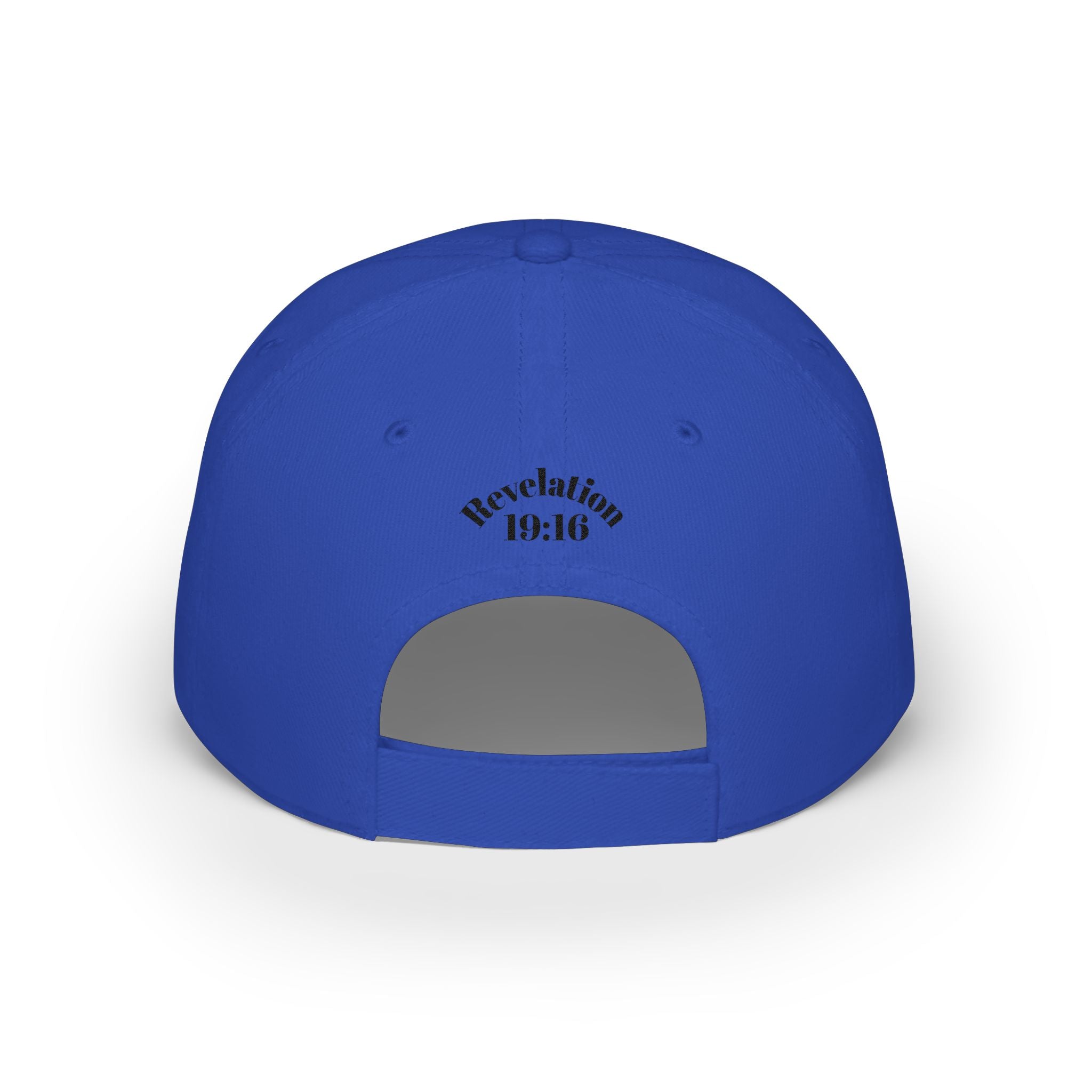 King of Kings Revelation 19:16 Baseball Cap — Embroidered Crown Hat