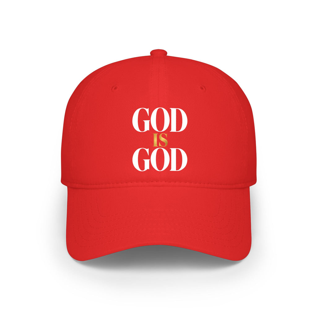 GOD IS GOD  Embroidered Cap — Christian Faith Baseball Hat