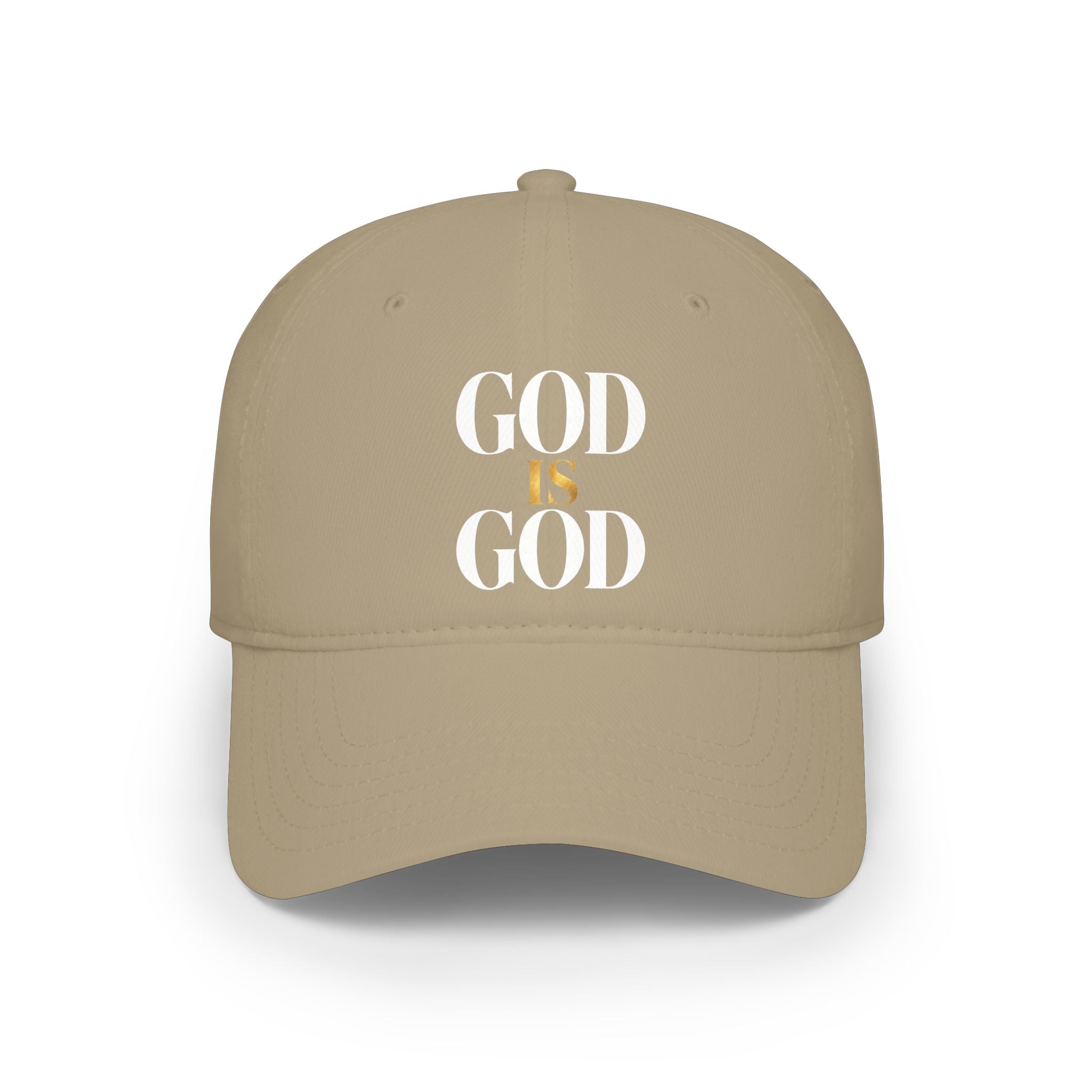 GOD IS GOD  Embroidered Cap — Christian Faith Baseball Hat