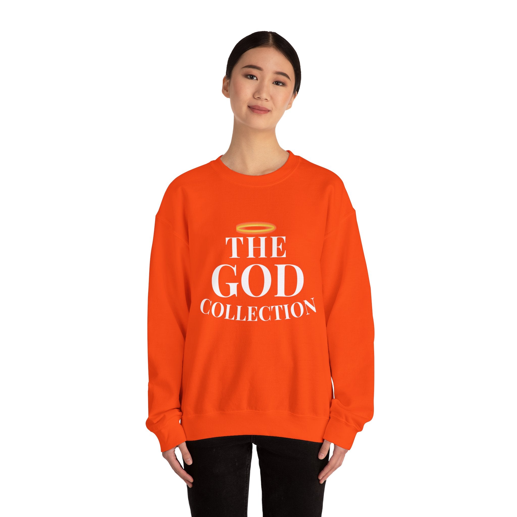 The God Collection sweatshirt | 1 John 4:4 scripture crewneck